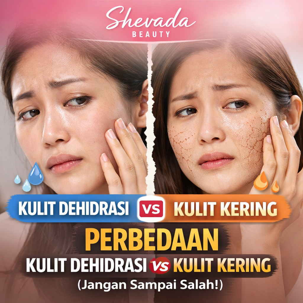 Perbedaan Kulit Dehidrasi vs Kulit Kering (Jangan Sampai Salah!)